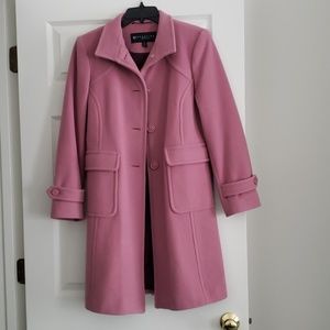 Kenneth Cole Reaction Pink Peacoat coat
